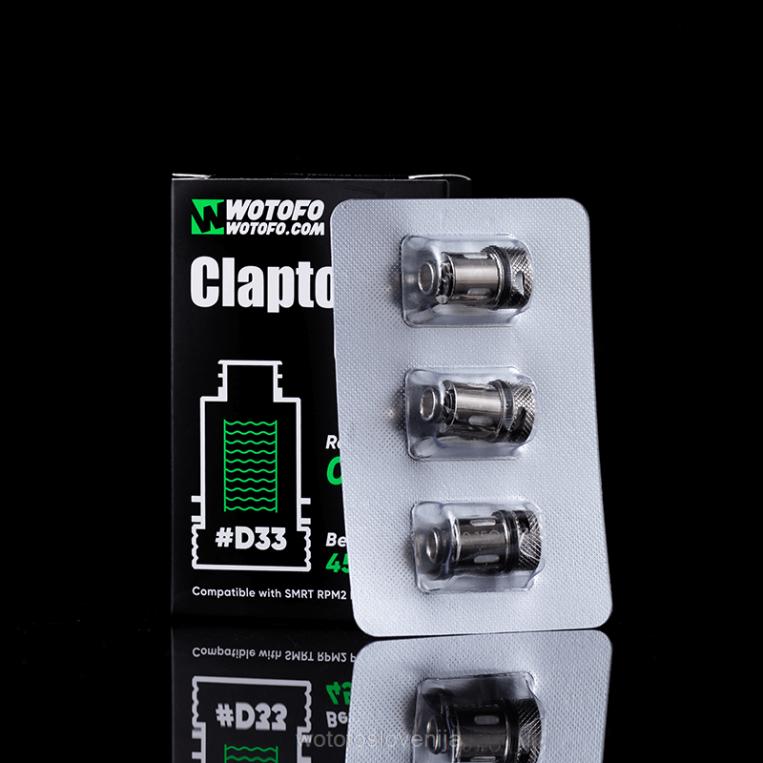 Wotofo SMRT rpm2 strok tuljava d33 clapton mreža 3 kos - Wotofo Vape Review DLBHX383
