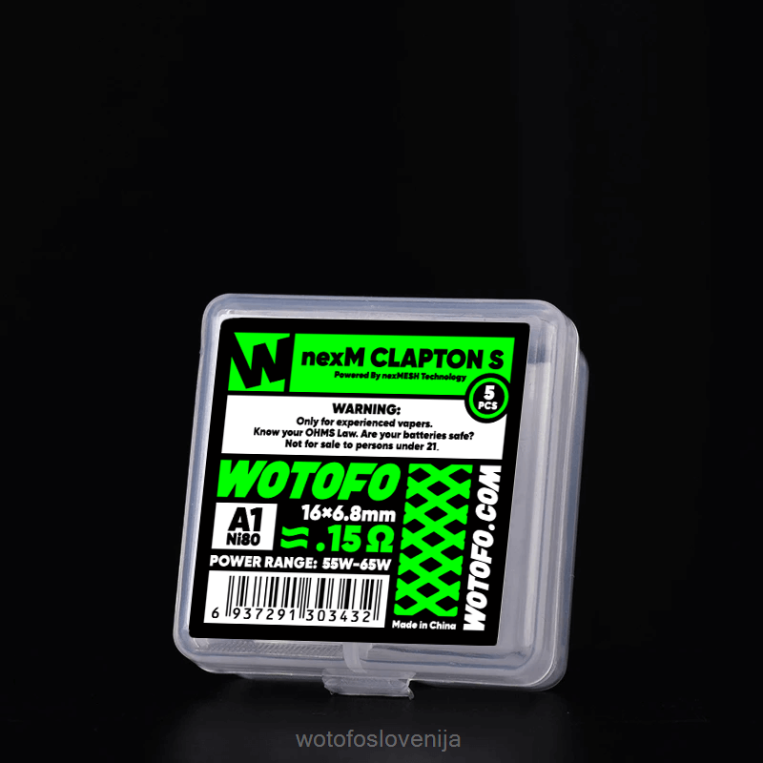 Wotofo NEXMESH mrežasta tuljava nexmesh clapton s 5 kosov - Wotofo Shop Online DLBHX312