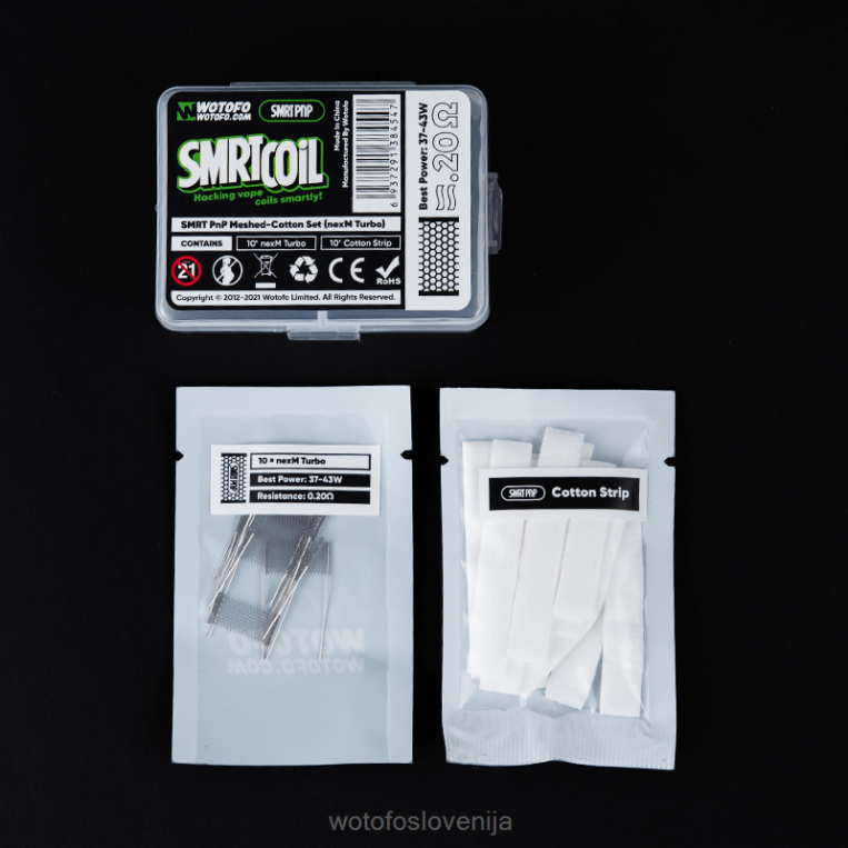 Wotofo SMRT set pnp mreža-bombaž nexmesh ohladi - Wotofo Vape Flavours DLBHX317
