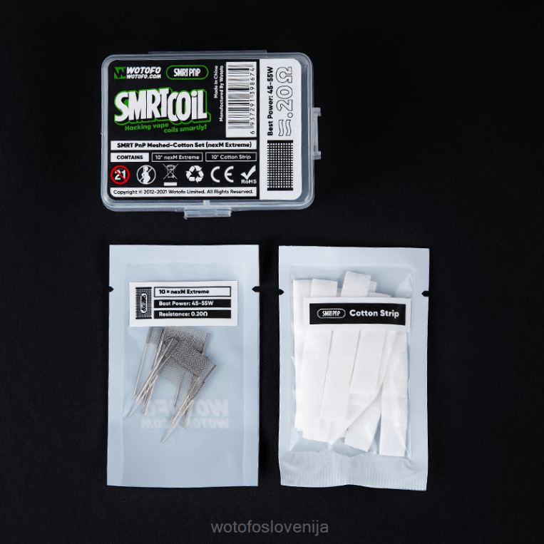 Wotofo SMRT set pnp mreža-bombaž nexmesh ohladi - Wotofo Vape Flavours DLBHX317