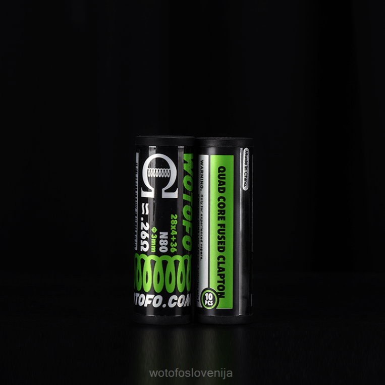 Wotofo vnaprej zgrajene tuljave dual core fused clapton 0,28 ohm 10pcs - Wotofo Disposable Vape DLBHX314