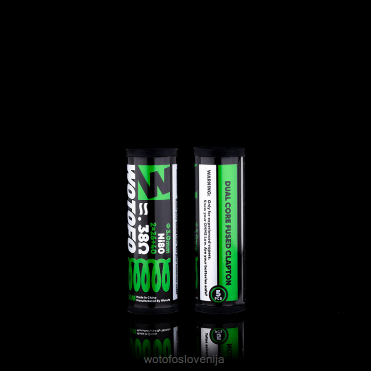 Wotofo vnaprej zgrajene tuljave dual core fused clapton 0,28 ohm 10pcs - Wotofo Disposable Vape DLBHX314