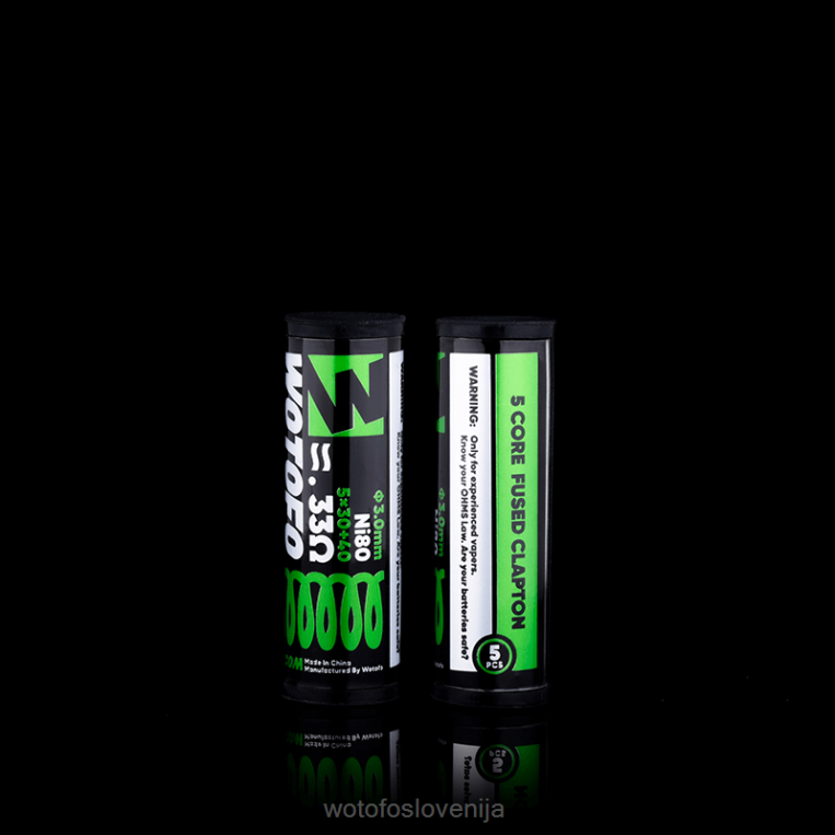 Wotofo vnaprej zgrajene tuljave dual core fused clapton 0,28 ohm 10pcs - Wotofo Disposable Vape DLBHX314