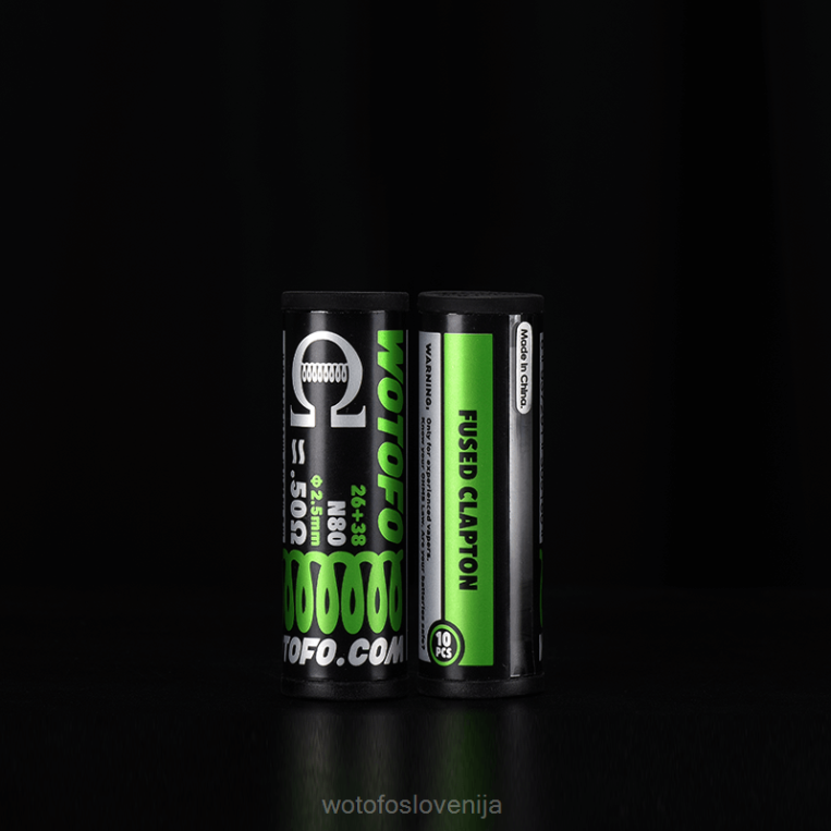 Wotofo vnaprej zgrajene tuljave dual core fused clapton 0,28 ohm 10pcs - Wotofo Disposable Vape DLBHX314