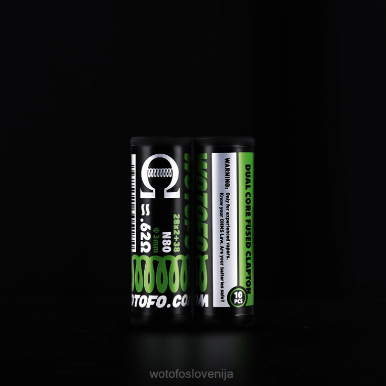 Wotofo vnaprej zgrajene tuljave dual core fused clapton 0,28 ohm 10pcs - Wotofo Disposable Vape DLBHX314