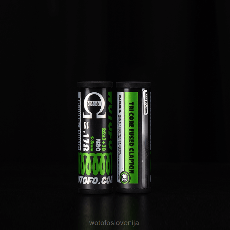 Wotofo vnaprej zgrajene tuljave dual core fused clapton 0,28 ohm 10pcs - Wotofo Disposable Vape DLBHX314