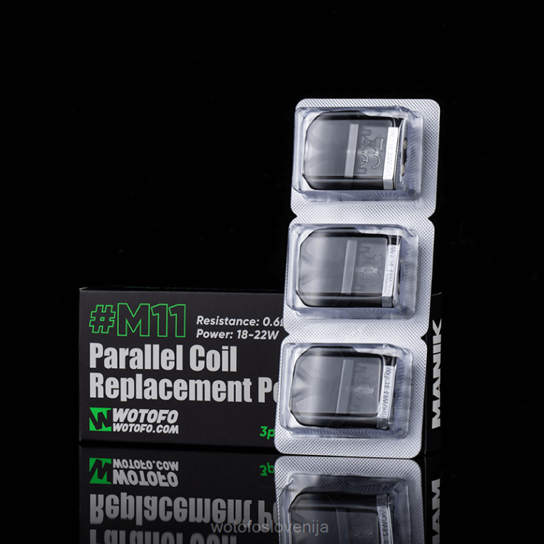 Wotofo MANIK mini nadomestni pod m12 nexmesh tuljava vgrajena 3 kos - Wotofo Slovenija DLBHX88